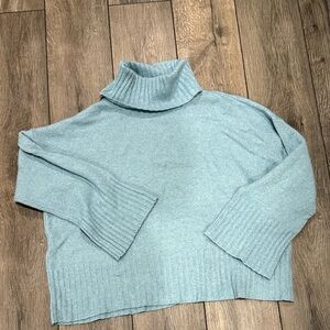 Lauren Conrad Women's Blue Turtleneck Sweater